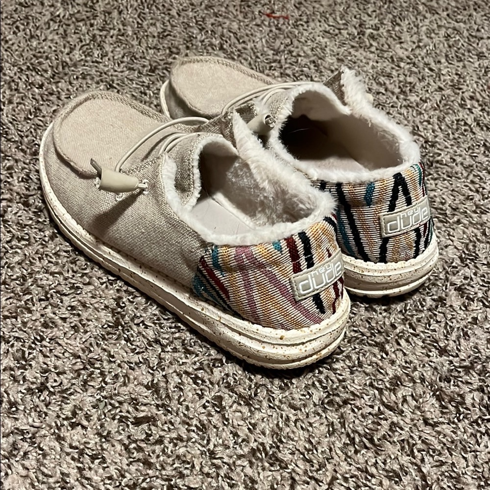 Hey Dude Kids' Beige Slip-On Shoes